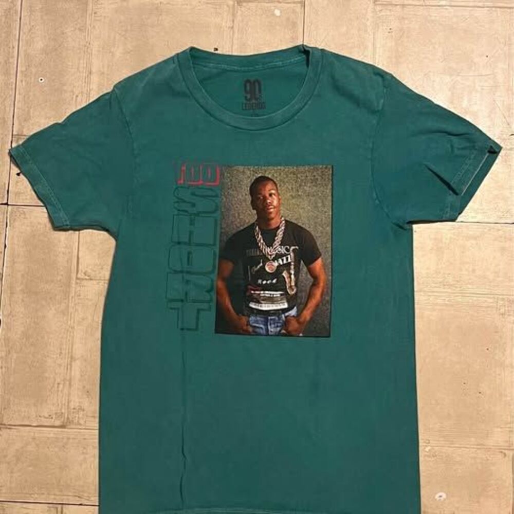 Too $hort 90s legends faded teal tshirt size small